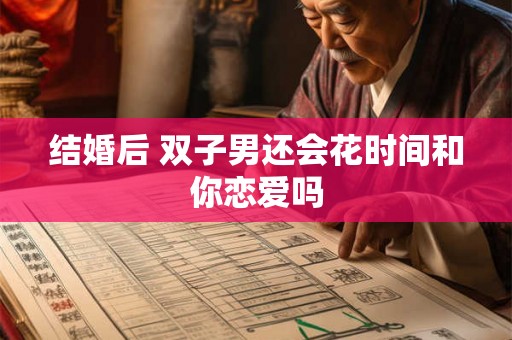 结婚后 双子男还会花时间和你恋爱吗