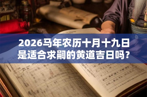 2026马年农历十月十九日是适合求嗣的黄道吉日吗？