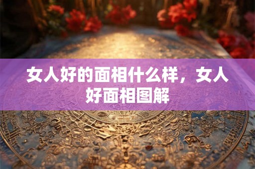女人好的面相什么样，女人好面相图解