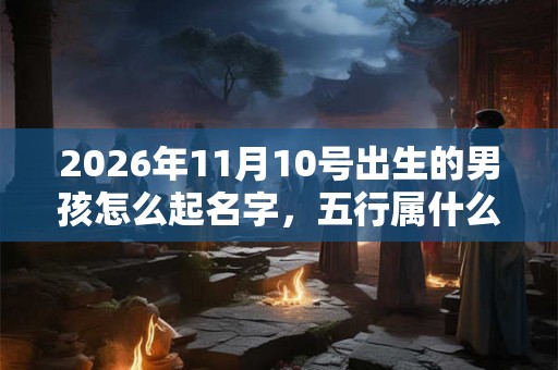 2026年11月10号出生的男孩怎么起名字，五行属什么