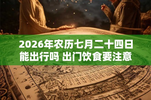 2026年农历七月二十四日能出行吗 出门饮食要注意什么