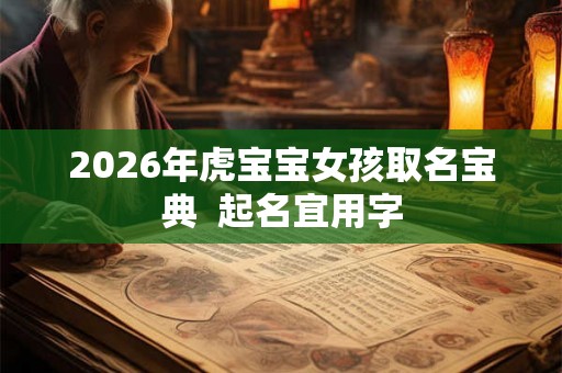 2026年虎宝宝女孩取名宝典  起名宜用字