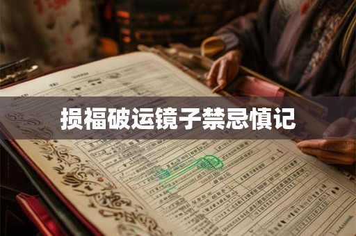 损福破运镜子禁忌慎记