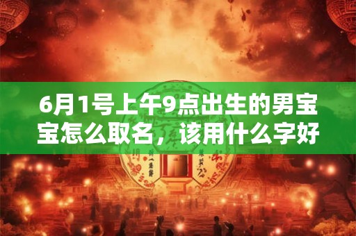 6月1号上午9点出生的男宝宝怎么取名,该用什么字好 6月1号上午9点出生的男宝宝怎么取名,该用什么字好