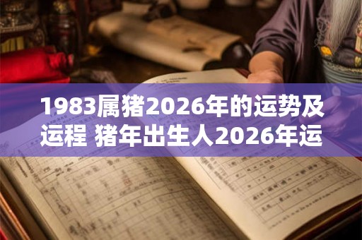 1983属猪2026年的运势及运程 猪年出生人2026年运势如何