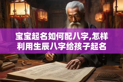 宝宝起名如何配八字,怎样利用生辰八字给孩子起名 宝宝起名如何配八字,怎样利用生辰八字给孩子起名