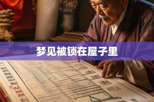 梦见被锁在屋子里
