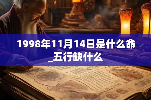 1998年11月14日是什么命_五行缺什么
