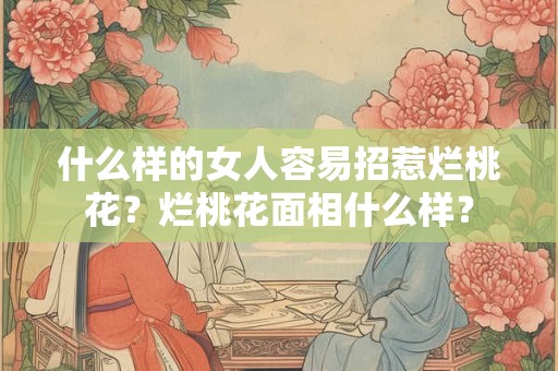 什么样的女人容易招惹烂桃花？烂桃花面相什么样？