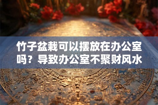 竹子盆栽可以摆放在办公室吗？导致办公室不聚财风水你知道吗？