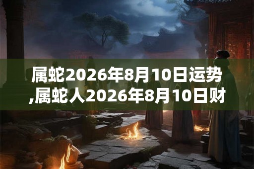 属蛇2026年8月10日运势,属蛇人2026年8月10日财运,生肖蛇2026年8月10日运势