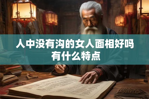 人中没有沟的女人面相好吗 有什么特点