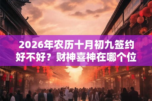 2026年农历十月初九签约好不好?财神喜神在哪个位置? 2026年农历十月初九签约好不好?财神喜神在哪个位置?