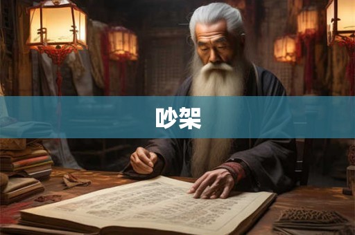 吵架