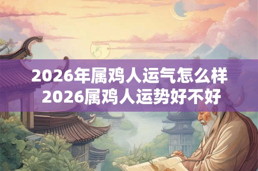 2026年属鸡人运气怎么样 2026属鸡人运势好不好