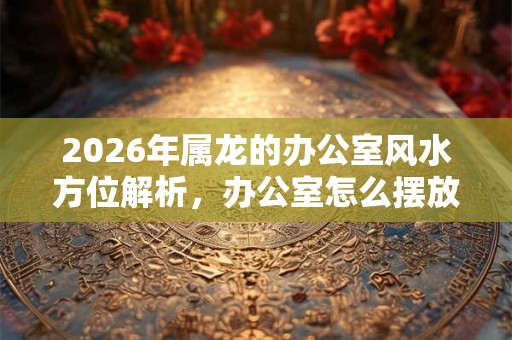 2026年属龙的办公室风水方位解析，办公室怎么摆放风水好？