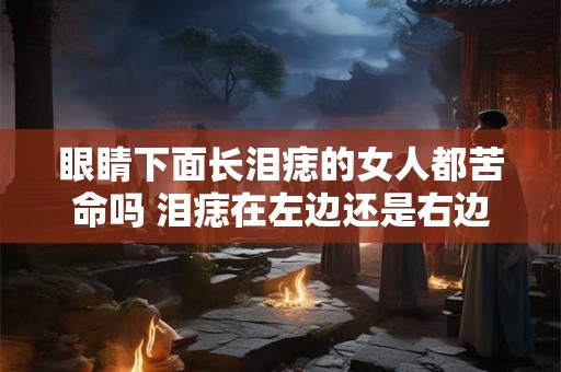 眼睛下面长泪痣的女人都苦命吗 泪痣在左边还是右边