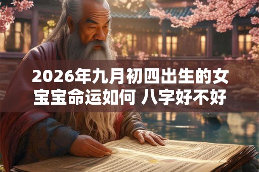 2026年九月初四出生的女宝宝命运如何 八字好不好