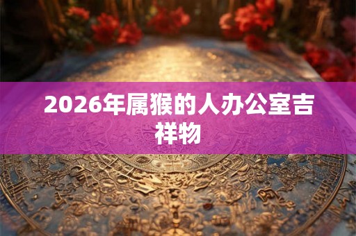 2026年属猴的人办公室吉祥物