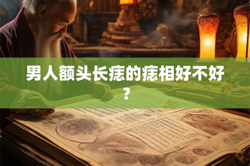 男人额头长痣的痣相好不好？