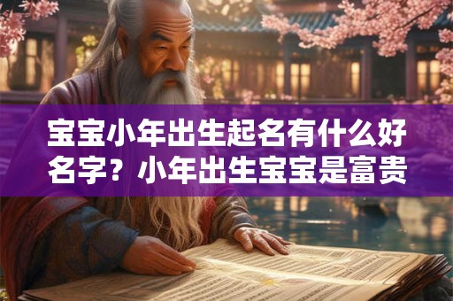 宝宝小年出生起名有什么好名字？小年出生宝宝是富贵命吗？