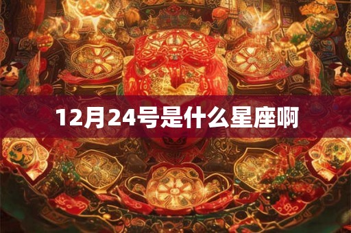 12月24号是什么星座啊 12月24号是什么星座啊