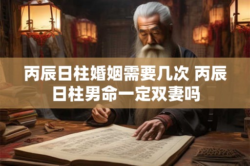 丙辰日柱婚姻需要几次 丙辰日柱男命一定双妻吗