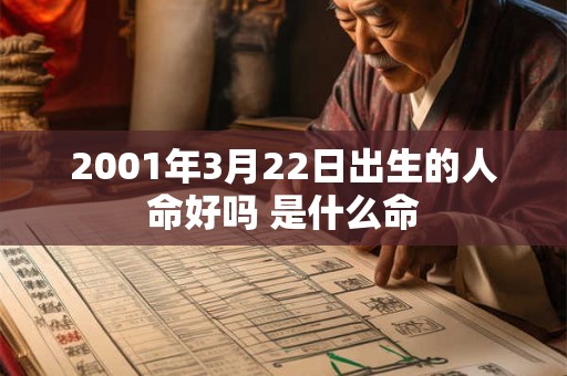 2001年3月22日出生的人命好吗 是什么命