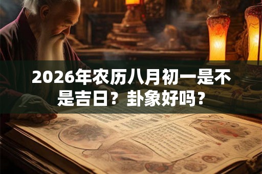 2026年农历八月初一是不是吉日?卦象好吗? 2026年农历八月初一是不是吉日?卦象好吗?