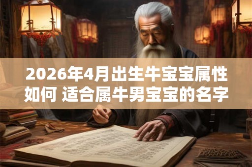 2026年4月出生牛宝宝属性如何 适合属牛男宝宝的名字推荐