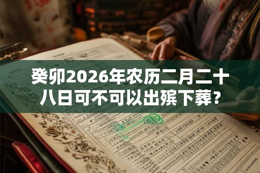 癸卯2026年农历二月二十八日可不可以出殡下葬？