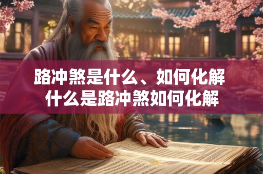 路冲煞是什么、如何化解 什么是路冲煞如何化解 路冲煞是什么、如何化解 什么是路冲煞如何化解