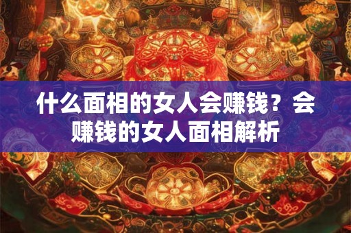 什么面相的女人会赚钱?会赚钱的女人面相解析 什么面相的女人会赚钱?会赚钱的女人面相解析