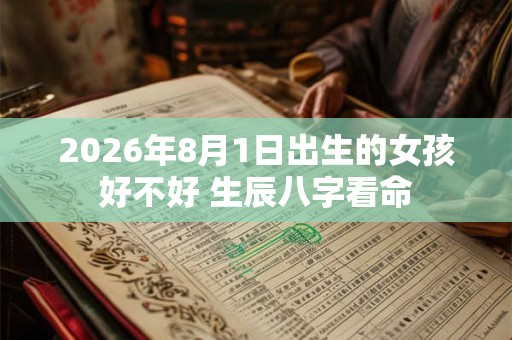 2026年8月1日出生的女孩好不好 生辰八字看命