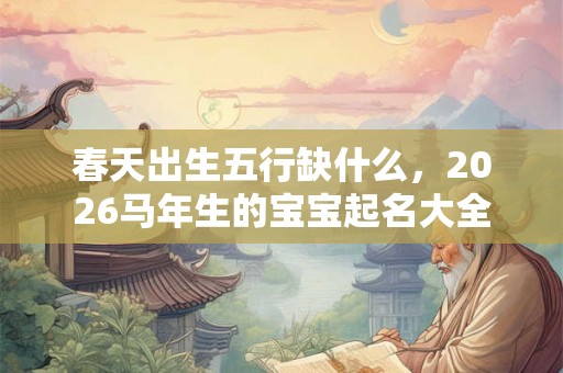 春天出生五行缺什么，2026马年生的宝宝起名大全