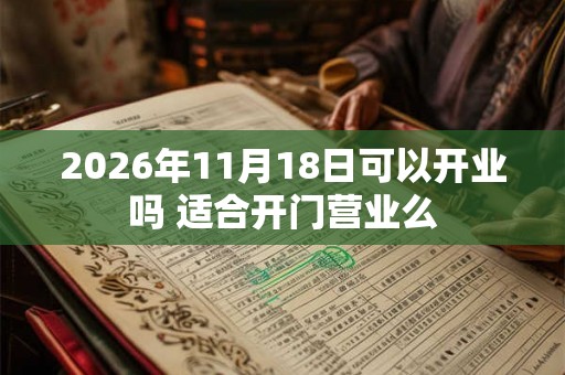 2026年11月18日可以开业吗 适合开门营业么