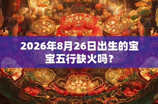 2026年8月26日出生的宝宝五行缺火吗? 2026年8月26日出生的宝宝五行缺火吗?