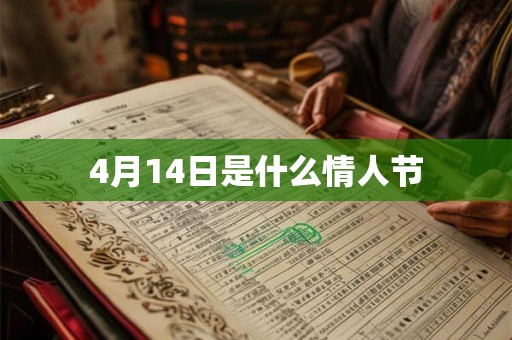 4月14日是什么情人节