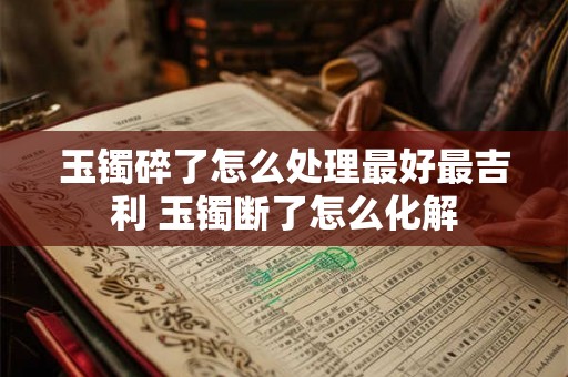 玉镯碎了怎么处理最好最吉利 玉镯断了怎么化解 玉镯碎了怎么处理最好最吉利 玉镯断了怎么化解