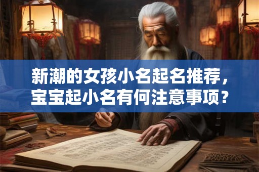 新潮的女孩小名起名推荐，宝宝起小名有何注意事项？