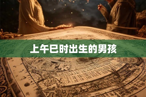 上午巳时出生的男孩