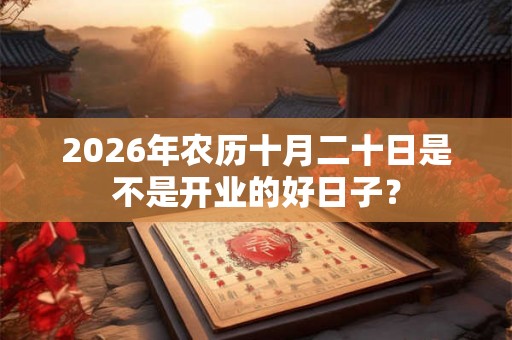 2026年农历十月二十日是不是开业的好日子？