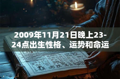 2009年11月21日晚上23-24点出生性格、运势和命运