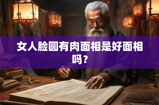 女人脸圆有肉面相是好面相吗？