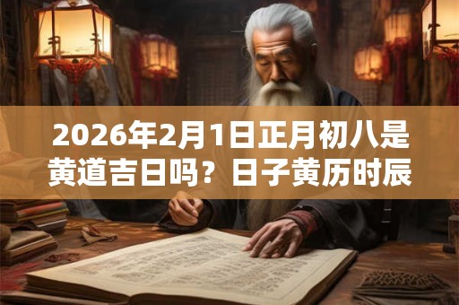 2026年2月1日正月初八是黄道吉日吗？日子黄历时辰吉凶？