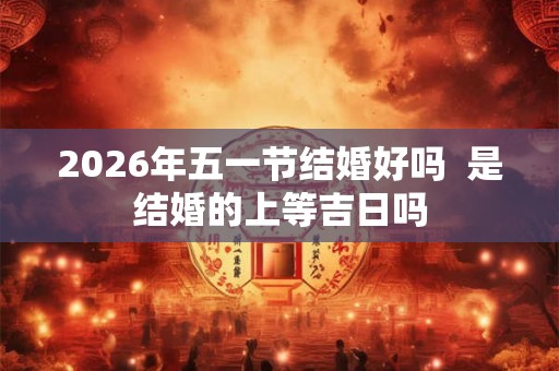2026年五一节结婚好吗  是结婚的上等吉日吗