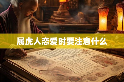 属虎人恋爱时要注意什么