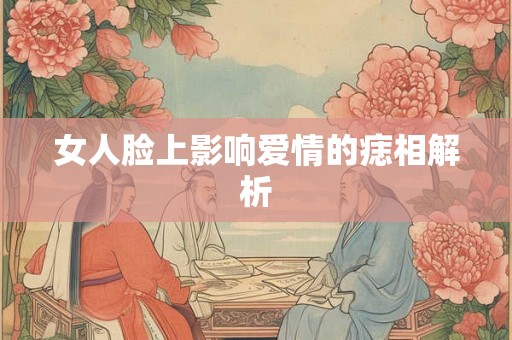 女人脸上影响爱情的痣相解析