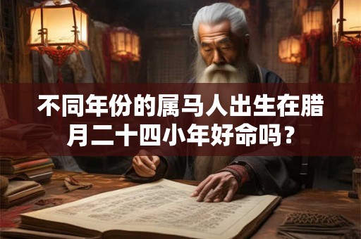 不同年份的属马人出生在腊月二十四小年好命吗？