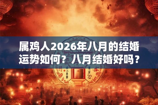 属鸡人2026年八月的结婚运势如何？八月结婚好吗？